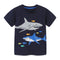 Summer boy shark short sleeve