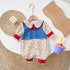 Autumn Baby Girl Flower Ha Clothes Outside Suit Jumpsuit