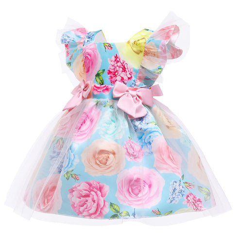 Spring Bow Princess Dress