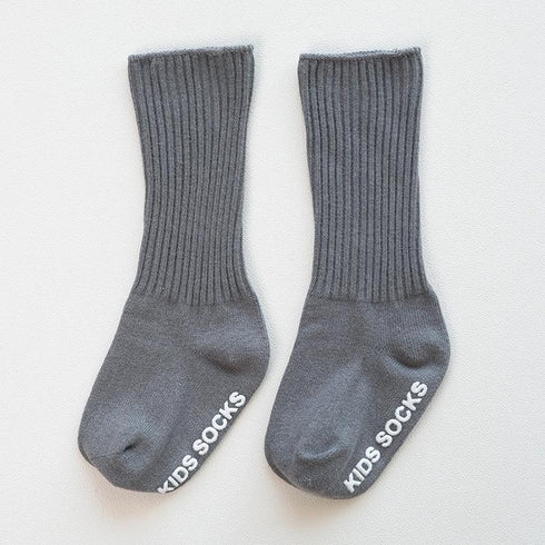 Autumn and winter non-slip dispensing high barrel boneless floor socks