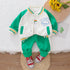 Spring and Autumn Boys Sports Baseball Suit Set of Three