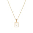 Cube Fritillaria Pendant Necklace