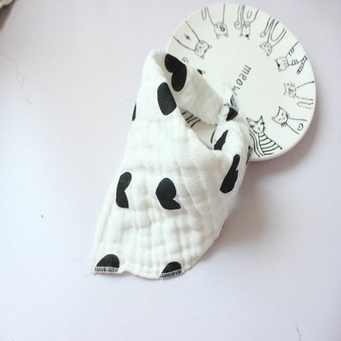 Eight-layer gauze triangle towel for newborn