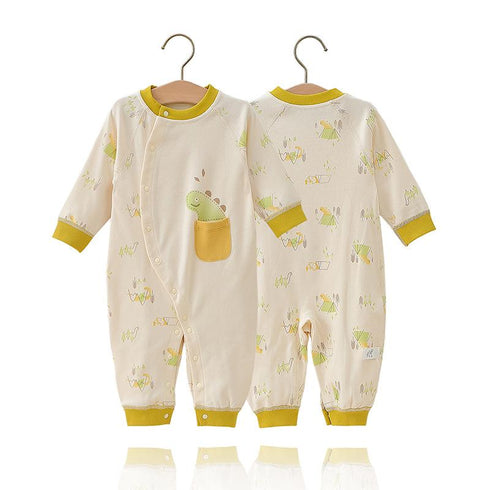 Spring and autumn cotton newborn jumpsuit