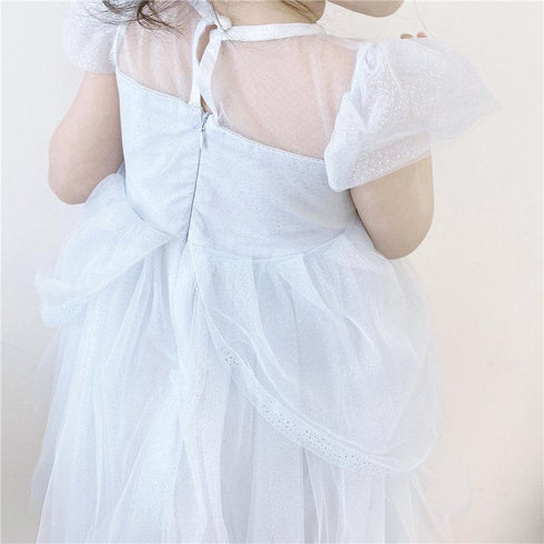 Summer New Girl Dress Girl Gauze Skirt Unkempt Skirt Princess Dress