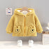 Winter children's padded hooded coat