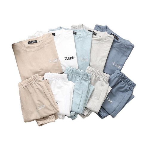 Summer children's home comfort suit
