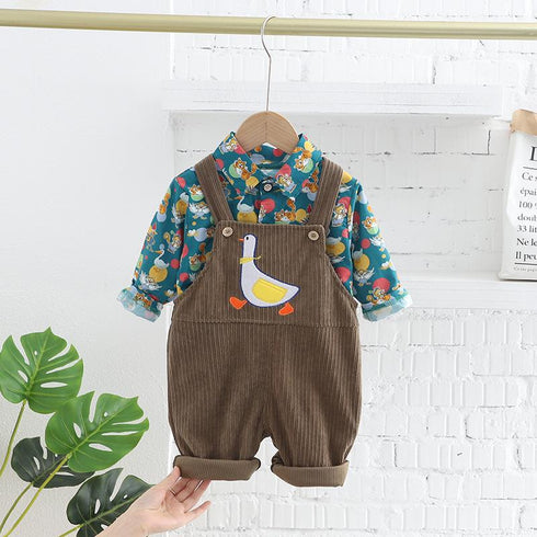 Children's Spring and Autumn Two-Piece Set