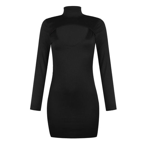 Slim-Fit Long-Sleeve Dress
