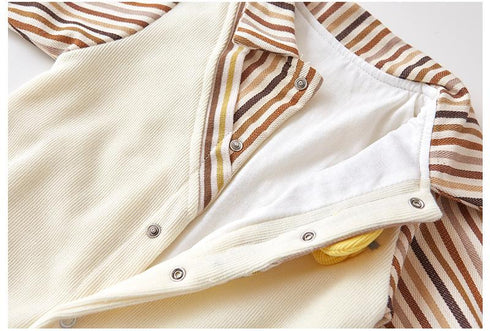 Autumn New Baby Jumpsuit Men's Baby Cotton Outside Clothes Long Sleeve Climbing Clothes Ha Clothes