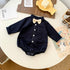 Baby's Siamese Clothes Bow Tie Shirt Climbing Clothes