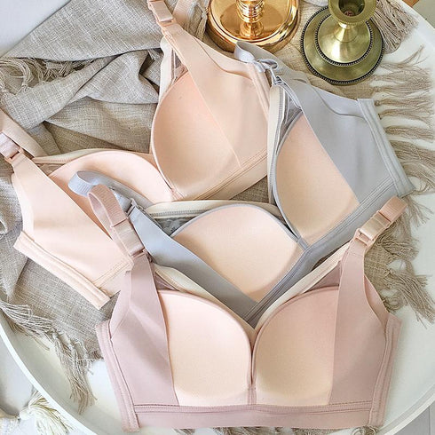 Breast-feeding bra during pregnancy