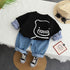 Spring and Autumn Boys' Cartoon Wear Set