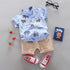 Cartoon elephant baby boy summer short sleeve suit boy baby cross-border supply stable a generation of hair