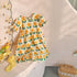 Summer small floral dress short sleeve yellow doll dress