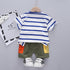Summer boys T-shirt set short sleeve two-piece set