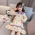 Spring And Autumn Girls Five-pointed Star Long Sleeve Sleeping Skirt