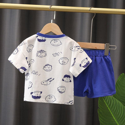 Summer children's suit two-piece set