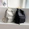 Women's Classic Simple Solid Color Zipper Backpack