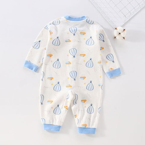 Children's long sleeve cotton jumpsuit