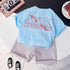 Summer children's short sleeve T-shirt set