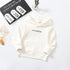 Spring and autumn children's long sleeve vests letter solid color pullover top