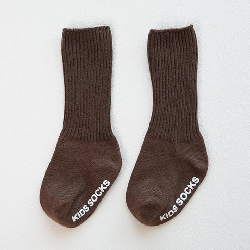 Autumn and winter non-slip dispensing high barrel boneless floor socks