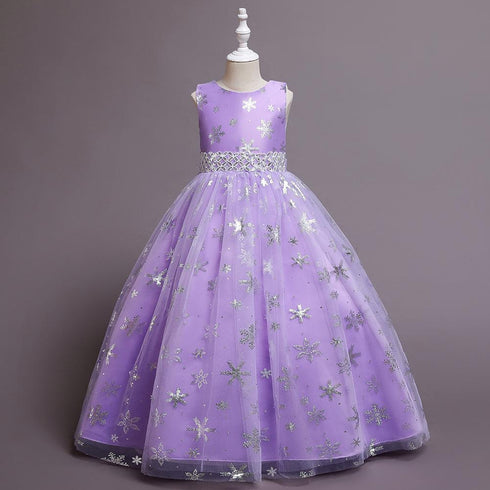 Children's Christmas Dress Princess Dress Long catwalk dress