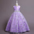 Children's Christmas Dress Princess Dress Long catwalk dress