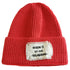 Cloth Logo Knitted Dome Cap