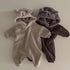 Winter climbing suit jumpsuit plus velvet padded fart jacket