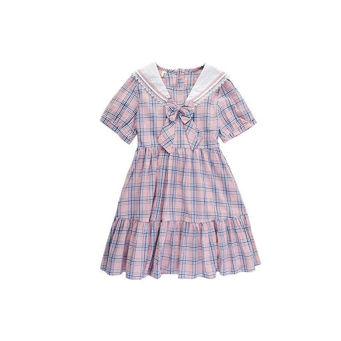 Summer style plaid princess skirt