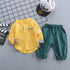 Boys spring and autumn suit two-piece set