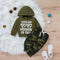 Boy Camouflage Hoodie Pullover Pants Set