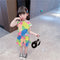 Children's Sleeveless Color Suit