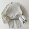 Spring and autumn baby children's clothing comfortable leisure knitted suit