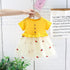 Children's Knitted Mesh Stitched Dress