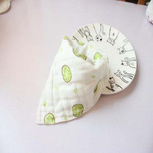 Eight-layer gauze triangle towel for newborn