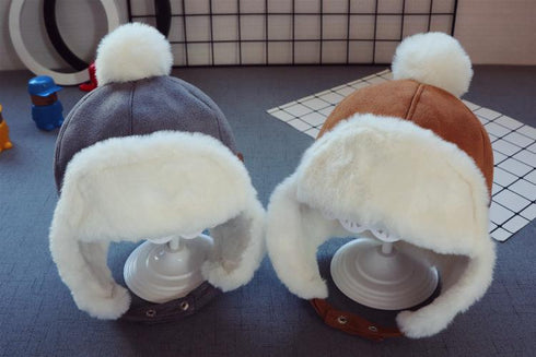 Autumn and winter children's hat Circumference 17.7-19.3 inch(45-49cm)