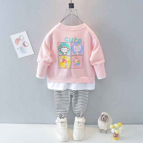 Spring and Autumn Baby Wear Suit