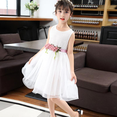 Summer New Girl Flower Dress Princess Fashion