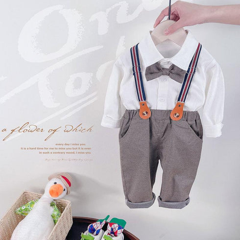 Boys' Bow Tie Shirt Set
