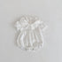Lotus collar cotton bubble sleeve fart triangle ha coat climbing suit