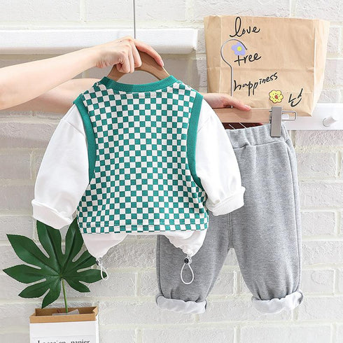 Spring and Autumn Children's Sweatwear Pants Set
