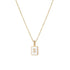 Cube Fritillaria Pendant Necklace