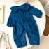 Corduroy doll collar buckle out climbing suit jumpsuit