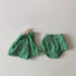 Daisy Cute Tether Suspender Top Shorts Set Embroidery Two Piece Set