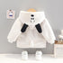 Winter children's padded hooded coat