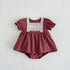 Summer Lace Bubble Short Sleeve Baby Ha Skirt Jumpsuit Climbing Clothing