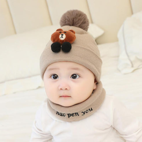 Baby hat warm in autumn and winter Circumference 13.4-16.5 inch(34-42cm)